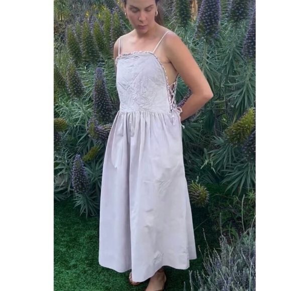 Rudy Jude Dresses & Skirts - Rudy Jude Purple Potholder Lilac Sleeveless Ruffle Dress NWT medium